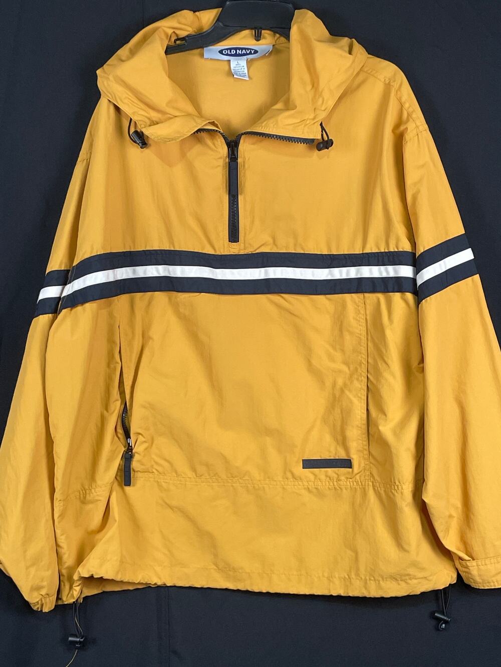 Vintage 90's Old Navy pullover hooded windbreaker size L